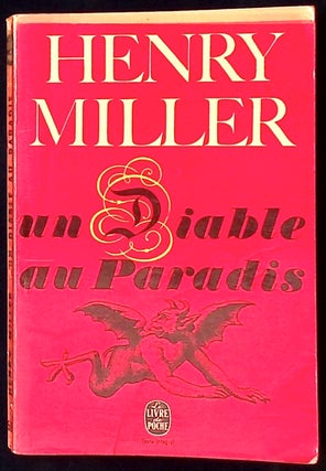 Item #77293 Un diable au paradis. Henry Miller