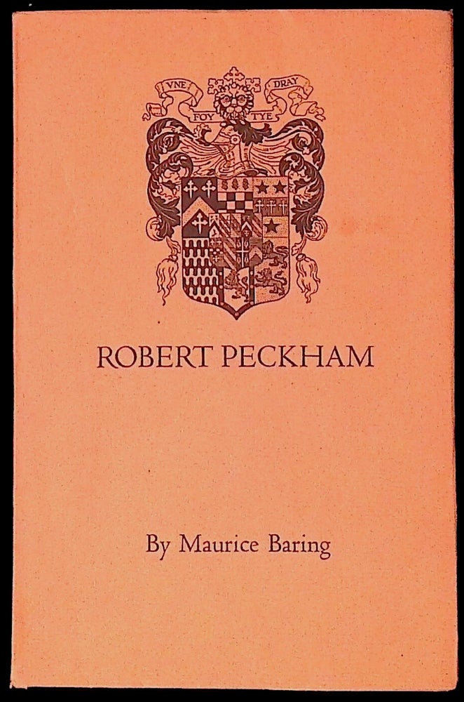 Item #77524 Robert Peckham. Maurice Baring.