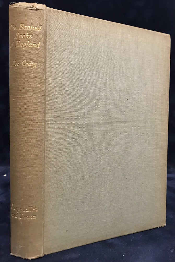 Item #77874 The Banned Books of England. Alec Craig, E. M. Forster, foreword.
