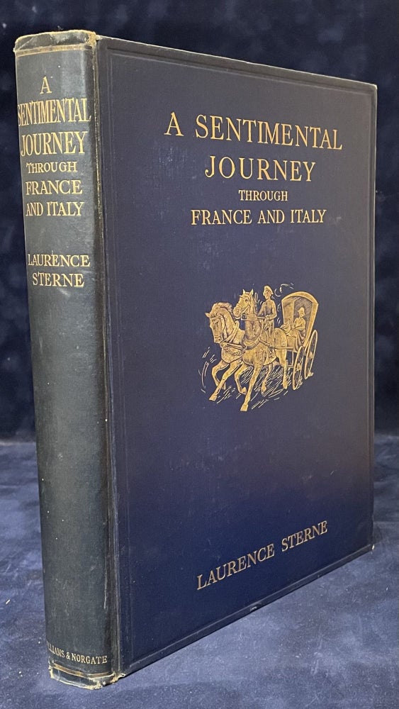 Item #78810 A Sentimental Journey Through France and Italy. Laurence Sterne.