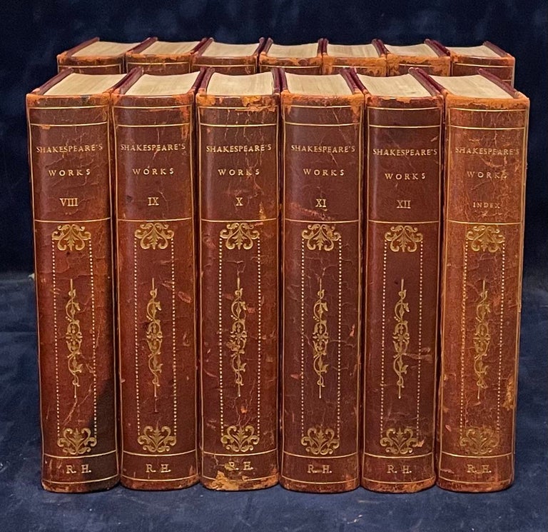 Item #79270 The Works of William Shakespeare _ with prefaces, notes and glossaries (13 vol.). William Shakespeare.