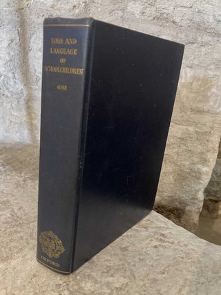 Item #80776 The Lore and Language of Schoolchildren. Iona and Peter Opie