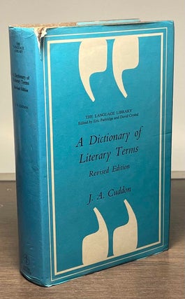 Item #81583 A Dictionary of Literary Terms _ Revised Edition. J. A. Cuddon