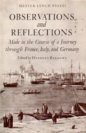 Item #81591 Observations and Reflections_ Made in the Course of a Journey through France, Italy,...
