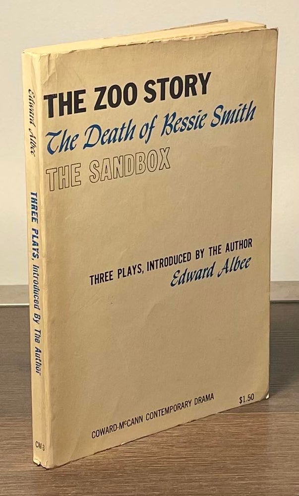 Item #83019 The Zoo Story,The Death of Bessie Smith, The Sandbox _ Three Plays. Edward Albee.