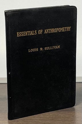 Item #83040 Esssentials of Anthropometry _ A Handbook for Explorers and Museum Collectors. Louis...