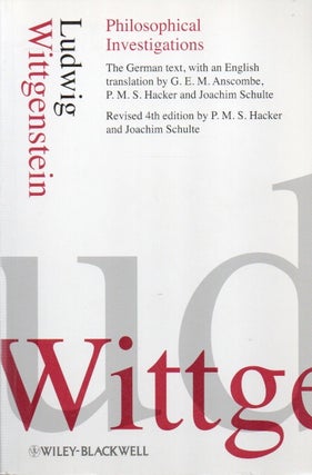 Item #83421 Philosophical Investigations. Ludwig Wittgenstein, G. E. M. Anscombe, trans