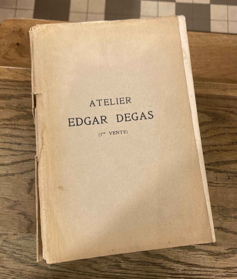 Item #83934 Catalogue des Tableaux, Pastels, et Dessins par Edgar Degas et Provenant de son Atelier (vols 1, 2, 3) and Estampes par Edgar Degas. NA.