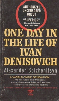 Item #84217 One Day in the Life of Ivan Denisovich. Alexander Solzhenitsyn