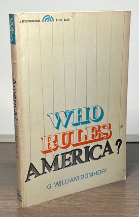 Item #84378 Who Rules America ? G. William Domhoff