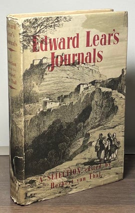 Item #85024 Edward Lear's Journals _ A Selection. Edward Lear, Herbert Van Thal
