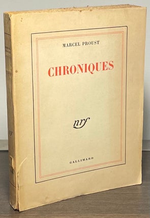 Item #86141 Chroniques. Marcel Proust