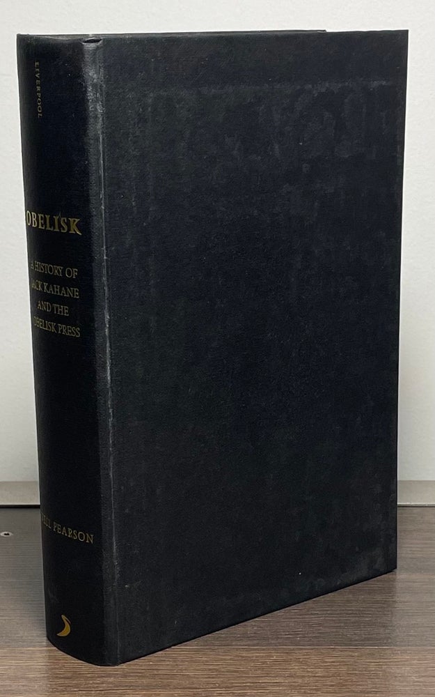 Item #86528 Obelisk _ A History of Jack Kahane and the Obelisk Press. Neil Pearson.