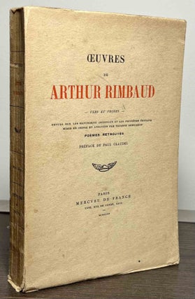 Item #86925 Oeuvres de Arthur Rimbaud_ Vers et Proses. Arthur Rimbaud, Paul Claudel, preface
