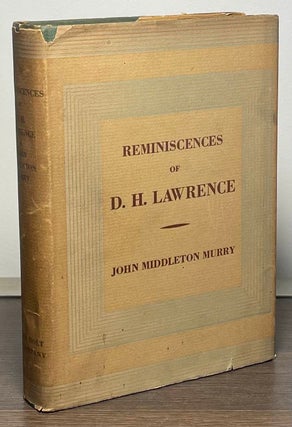 Item #86984 Reminiscences of D.H. Lawrence. John Middleton Murry