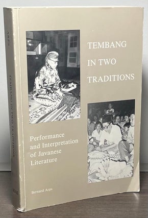 Item #88681 Tembang in Two Traditions _ Performance and Interpretation of Javanese Literature....