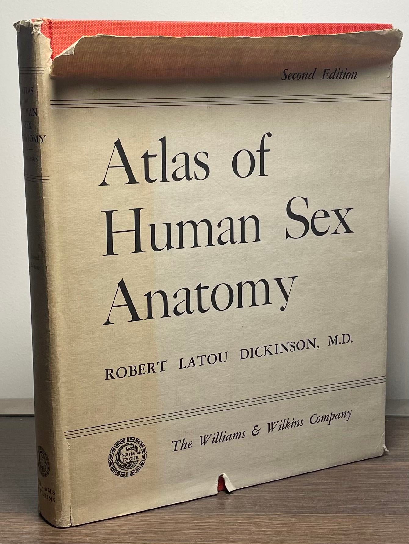 Atlas Of Human Sex Anatomy Robert Latou Dickinson Clothdust Jacket Quarto