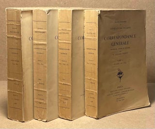 Item #89605 Correspondance Generale. Charles Baudelaire, Jacques Crepet