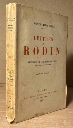 Item #90214 Lettres a Rodin. Rainer Maria RIlke, Georges Grappe, introduction