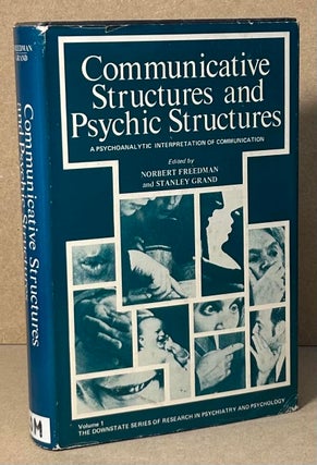 Item #90469 Communicative Structures and Psychic Structures _ A Psychoanalytic Interpretation of...
