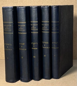 Item #90525 The Pentateuch and Rashi's Commentary _ A Linear Translation into English. Abraham...