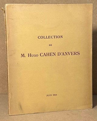 Item #90673 Collection de M. Hugo Cahen D'Anvers. Etienne Ader