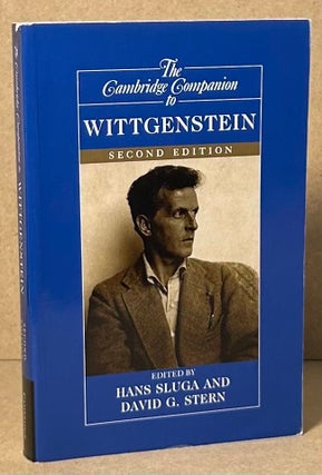 Item #90877 The Cambridge Companion to Wittgenstein. Hans Sluga, David G. Stern