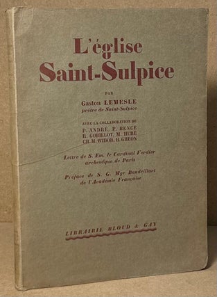 Item #91330 L'eglise Saint-Sulpice. Gaston Lemesle