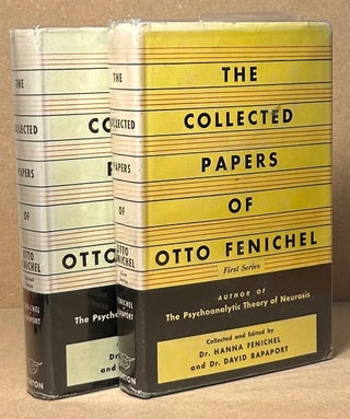 Item #91374 The Collected Papers of Otto Fenichel. Otto Fenichel, Hanna Fenichel, David Rapaport