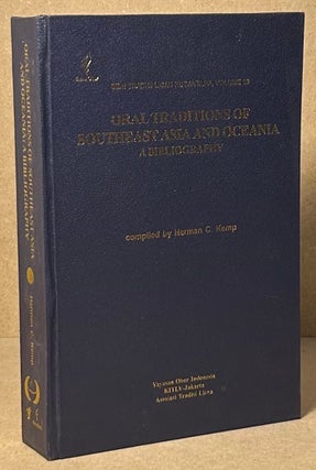 Item #91382 Oral Traditions of Southeast Asia and Oceania _ A Bibliography. Herman C. Kemp
