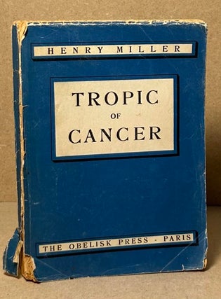 Item #92097 Tropic of Cancer. Henry Miller