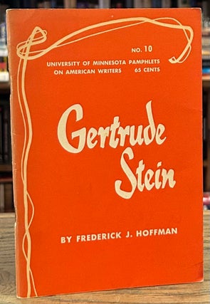 Item #93055 Gertrude Stein _ No. 10. Frederick J. Hoffman