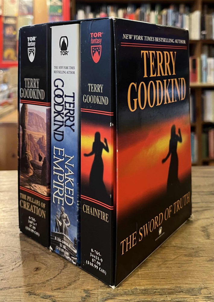 Item #93697 The Sword of Truth _ The Third Boxed Set _ The Pillars of Creation _ Naked Empire _ Chainfire. Terry Goodkind.