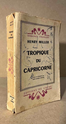 Item #93869 Tropique du Capricorne. Henry Miller, Jean-Claude Lefaure