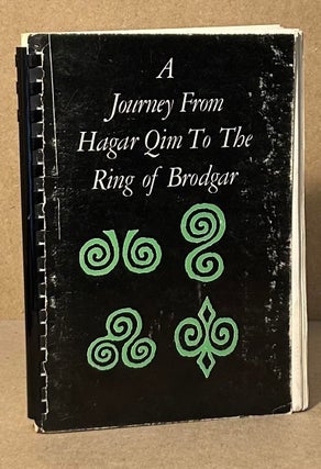 Item #94029 A Journey From Hagar Qim to the Ring of Brodgar. David Bellman