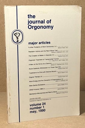 Item #94053 The Journal of Orgonomy_ Volume 24 Number 1 May, 1990. Wilhelm Reich, text