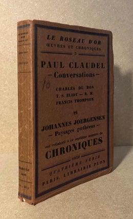 Item #94096 Le Roseau d'Or _ Oeuvres et Chroniques _ Septieme Numero de Chroniques. Paul Claudel,...