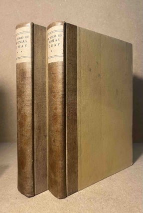Item #94143 The Complete Works of Thomas Otway _ 2 Volumes of three volume set. Thomas Otway,...