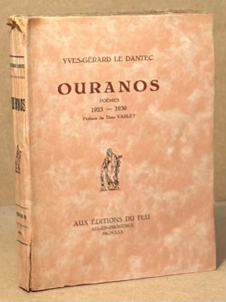 Item #94255 Ouranos _ Poemes 1923-1930. Yves-Gerard Le Dantec