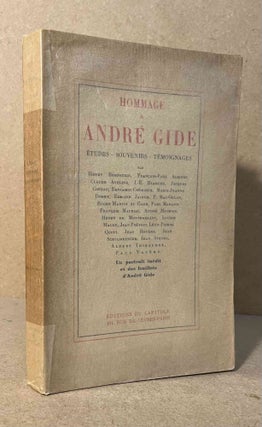 Item #94341 Hommage a Andre Gide _ Etudes _ Souvenirs _ Temoignages. Henry Bernstein, text