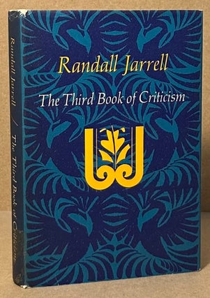 Item #94494 The Third Book of Criticism. Randall Jarrell