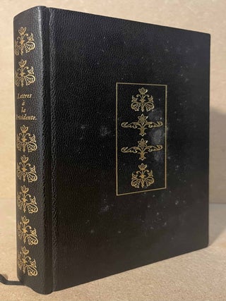 Item #94744 Lettres a la Presidente _ Et Poesies Libertines. Theophile Gautier, Pascal Pia, eds...