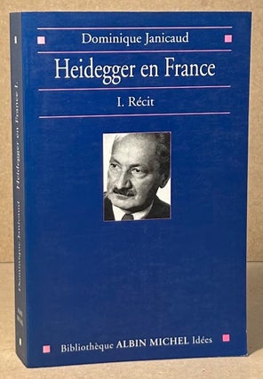 Item #95025 Heidegger en France. Dominique Janicaud