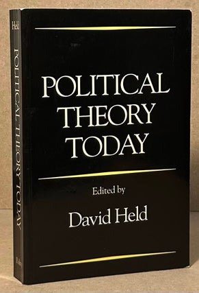 Item #95063 Political Theory Today. David Held