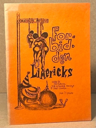 Item #95126 Forbidden Limericks. C. V J. Anderson, Pablo Kamstra