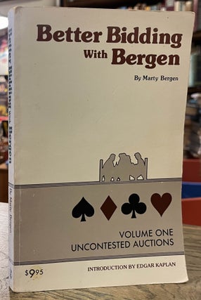 Item #95229 Better Bidding With Bergen _ Volume I _ Uncontested Auctions. Marty Bergen