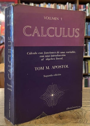 Item #95590 Calculus _ Volumen I _ Calculo con Funciones de una Variable, Con una Introduccion al...