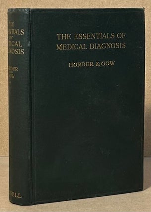 Item #95737 The Essentials of Medical Diagnosis. Thomas Horder, A. E. Gow