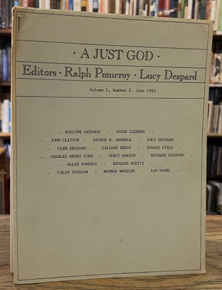 Item #95755 A Just God _ Vol. 1, No. 2 _ June 1983. Ralph Pomeroy, Lucy Despard, text