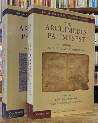 Item #95791 The Archimedes Palimpsest _ 2 Volumes _ I _ Catalogue and Commentary _ II _ Images...